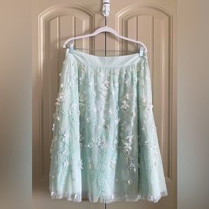 ASOS Embellished Ice Mint Midi Skirt